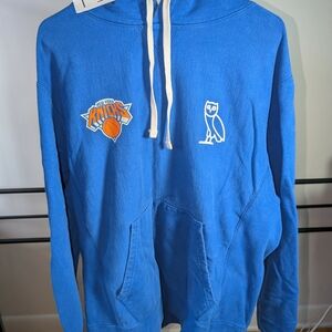 OVO x Knicks Blue Men's Hoodie